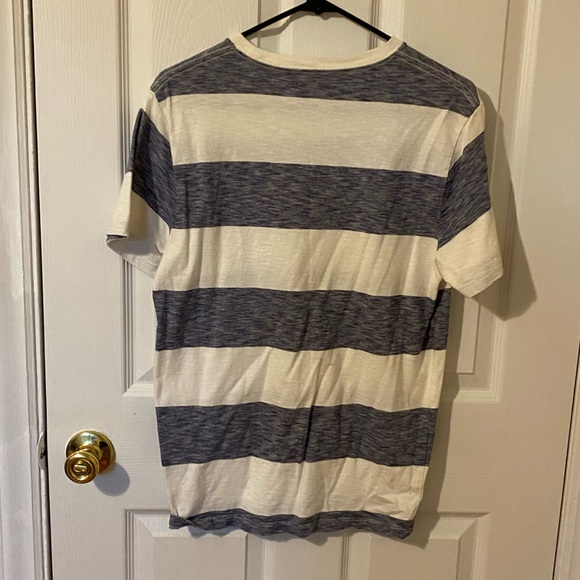 J.Crew Striped Cotton Tee- Men’s Medium - Picture 2 of 4
